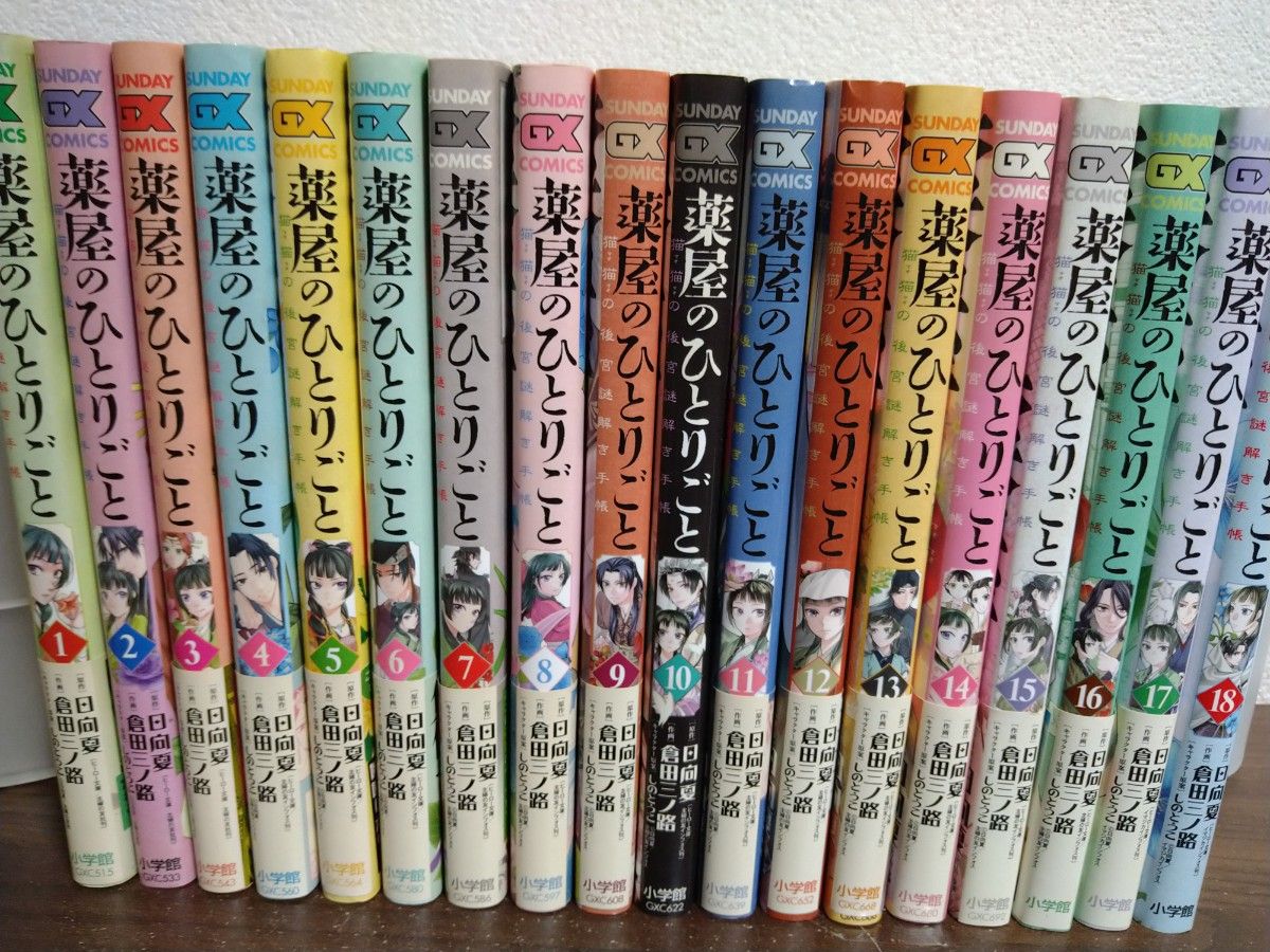 薬屋のひとりごと　1~18巻　全巻セット