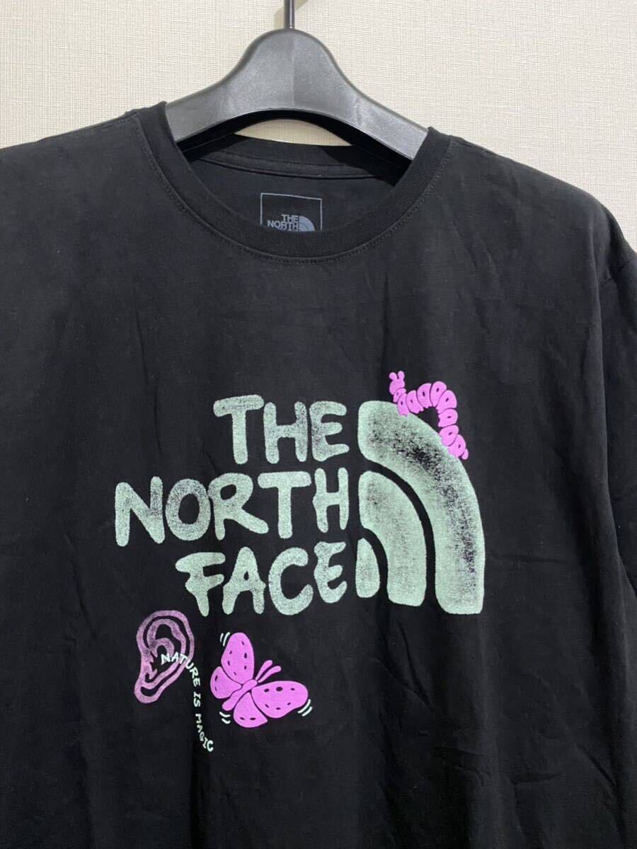 即決 送料無料 US XXLサイズ ノースフェイス NATURE IS MAGIC Tシャツ 黒 THE NORTH FACEの画像3
