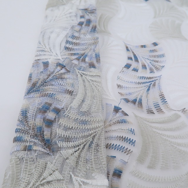 【ゆめsaku】新品 夏着物 シルクオーガンジー 正絹“風を感じる躍動と美！”ロング丈長羽織 K-35　