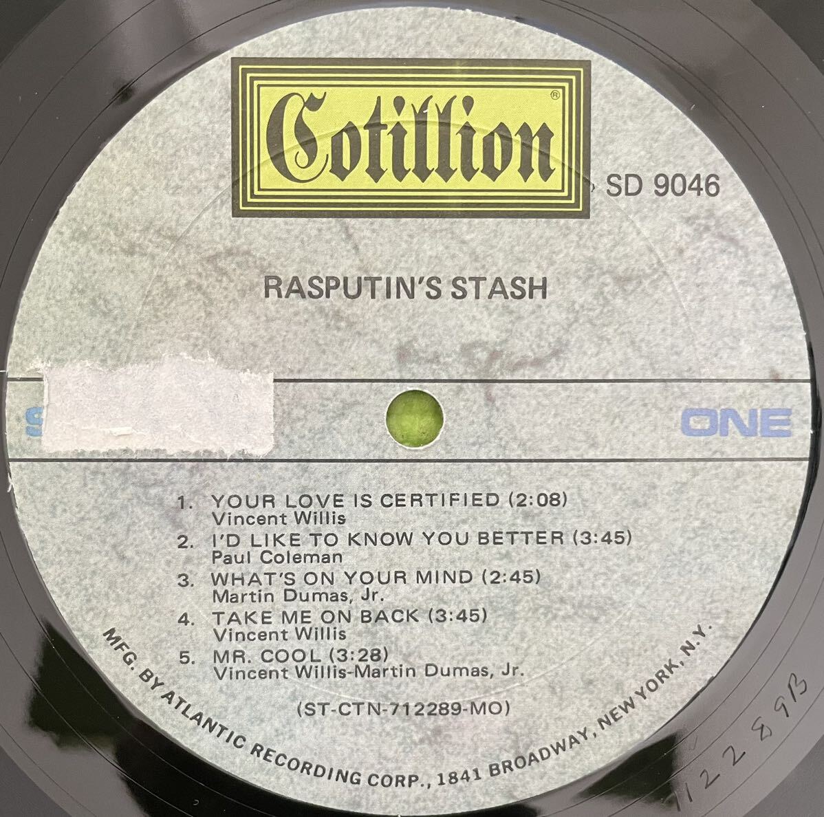 Soul sampling raregroove record ソウル　サンプリング　レアグルーブ　レコード　Rasputin's Stash Rasputin's Stash(LP) 1971_画像5