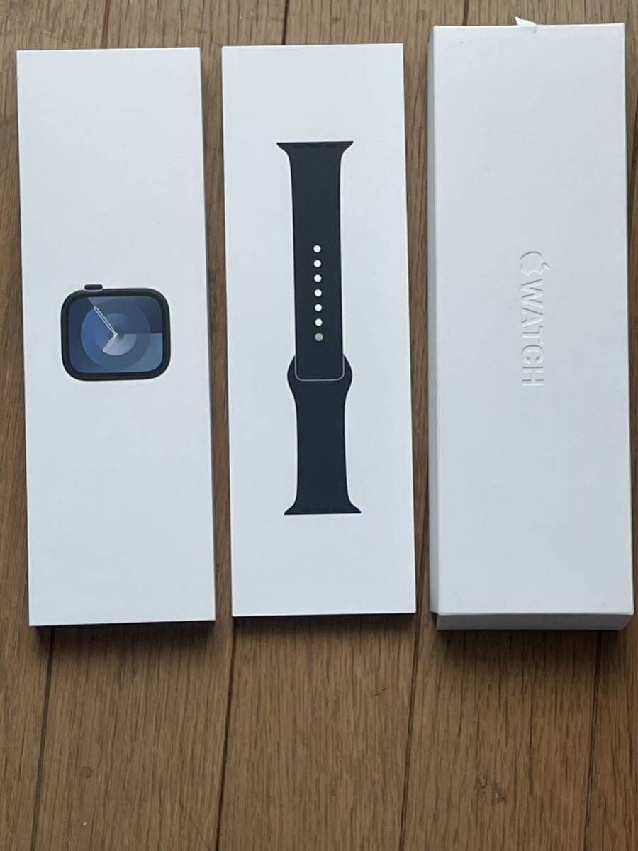 Apple Watch Series 9 GPSモデル 41mm MR8X3J/A ミッドナイトスポーツバンド M/L_画像1