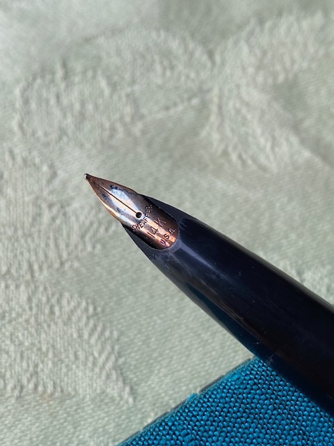 LADY SHEAFFER レディシェーファー 万年筆 ペン先14K・ボールペン ケース付 検 筆記用具_画像3