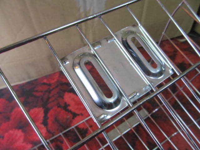 (^-^) front basket * stainless steel attaching part goods attached used (0514) [ Chiba city pickup OK*pa Pachi .li]