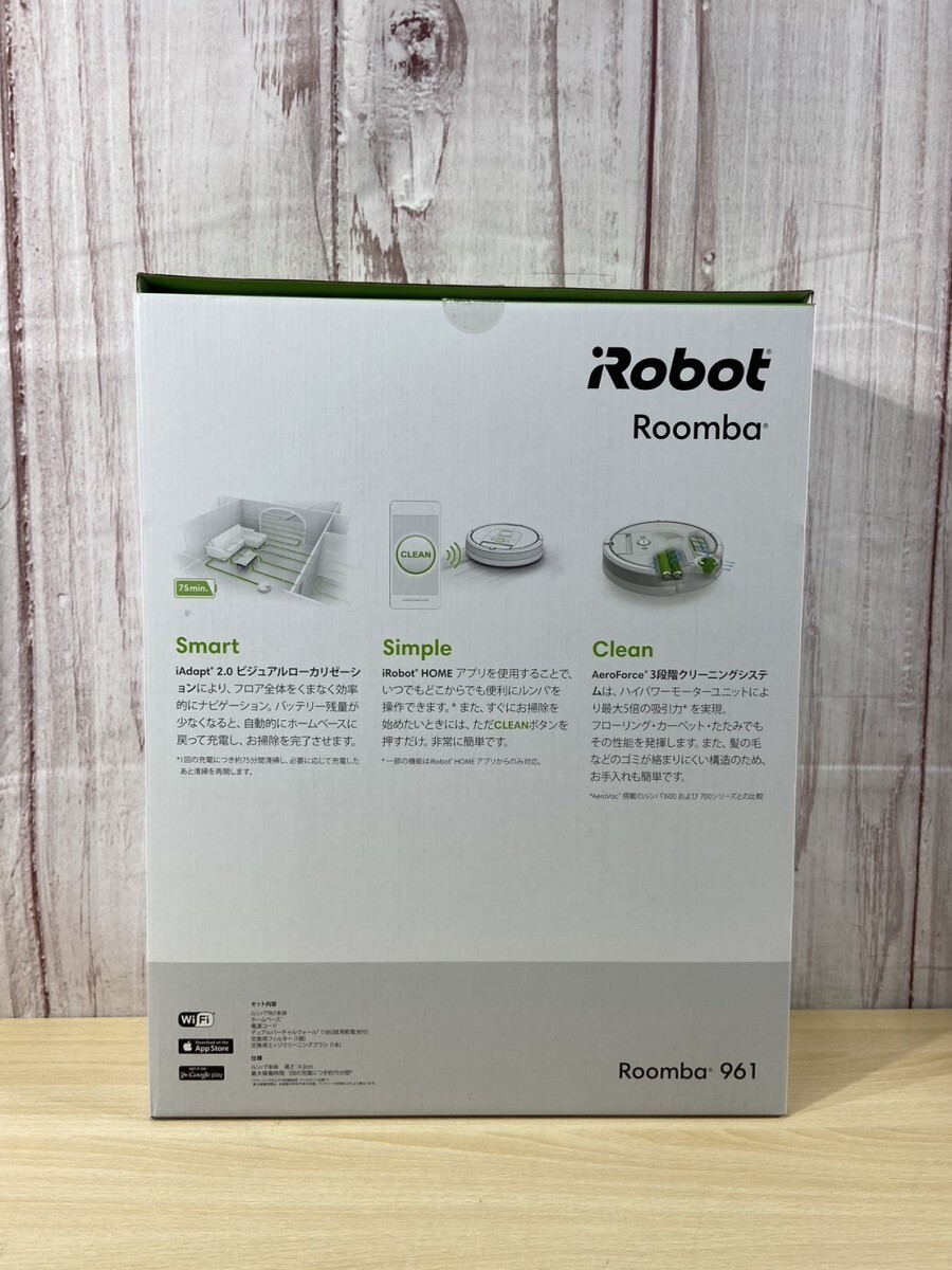  I robot IRobot Roomba 961 robot vacuum cleaner roomba camera sensor carpet tatami box attaching 52625B