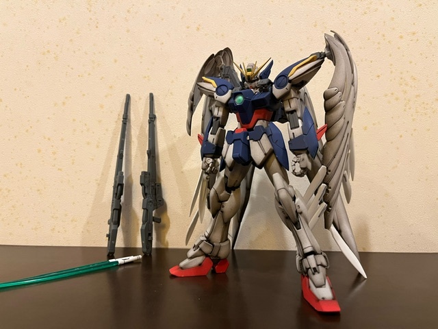 ☆MG　ウイングガンダム　一部塗装済み完成品　332_画像2