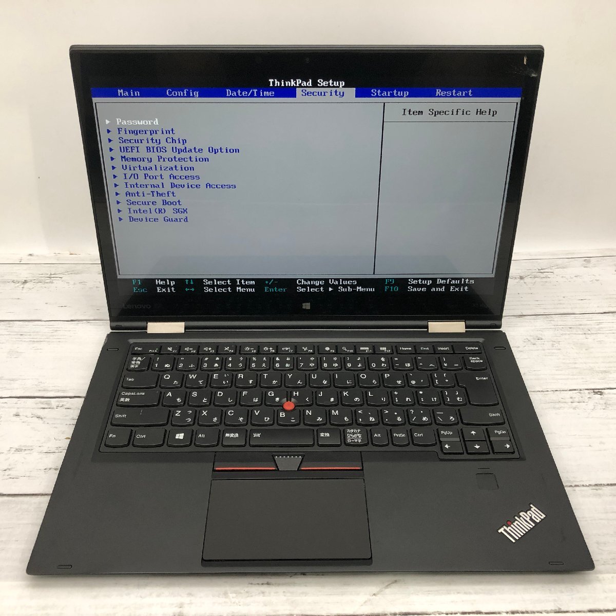 Lenovo ThinkPad X1 Yoga 20FR-CTO1WW Core i7 6600U 2.60GHz/8GB/256GB(SSD) 〔A0609〕の画像2