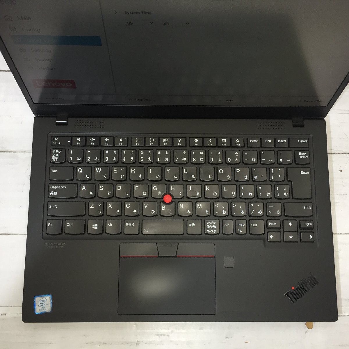 Lenovo ThinkPad X1 Carbon 20QE-S8GP0Q Core i7 8665U 1.90GHz/16GB/なし 〔B0116〕_画像3