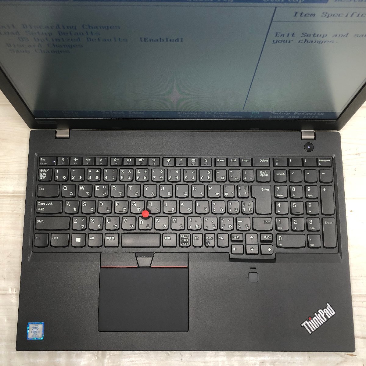 Lenovo ThinkPad L580 20LW-0015JP Core i5 8350U 1.70GHz/16GB/256GB(NVMe) 〔A0307〕の画像3
