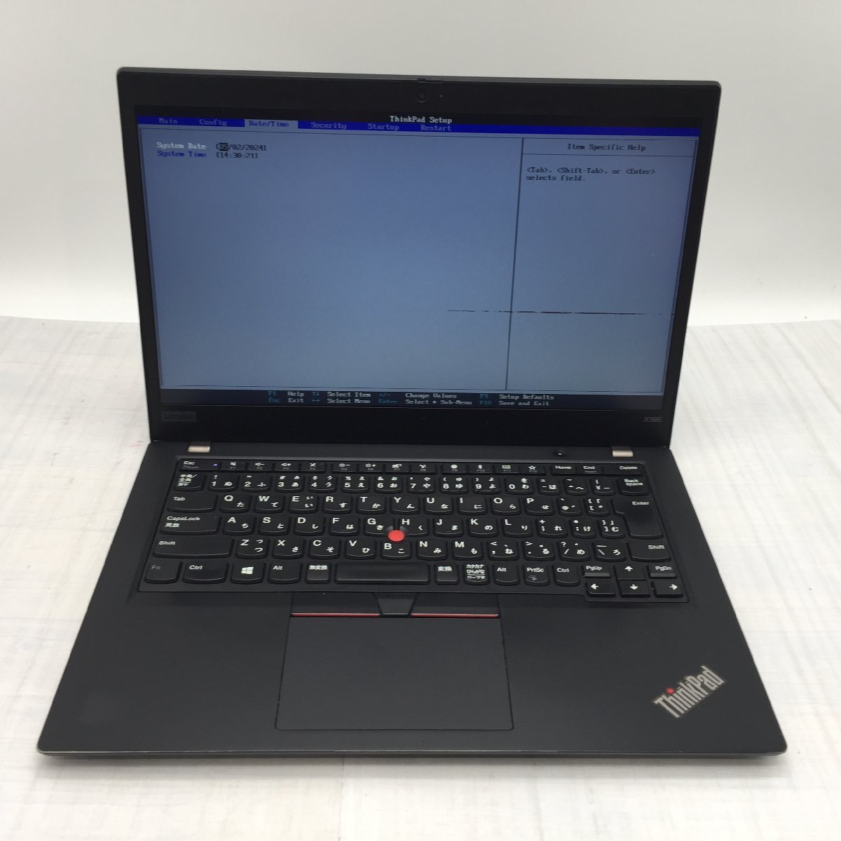 【難あり】 Lenovo ThinkPad X395 20NL-CTO1WW Ryzen 5 PRO 3500U 2.10GHz/16GB/256GB(NVMe) 〔B0523〕_画像2