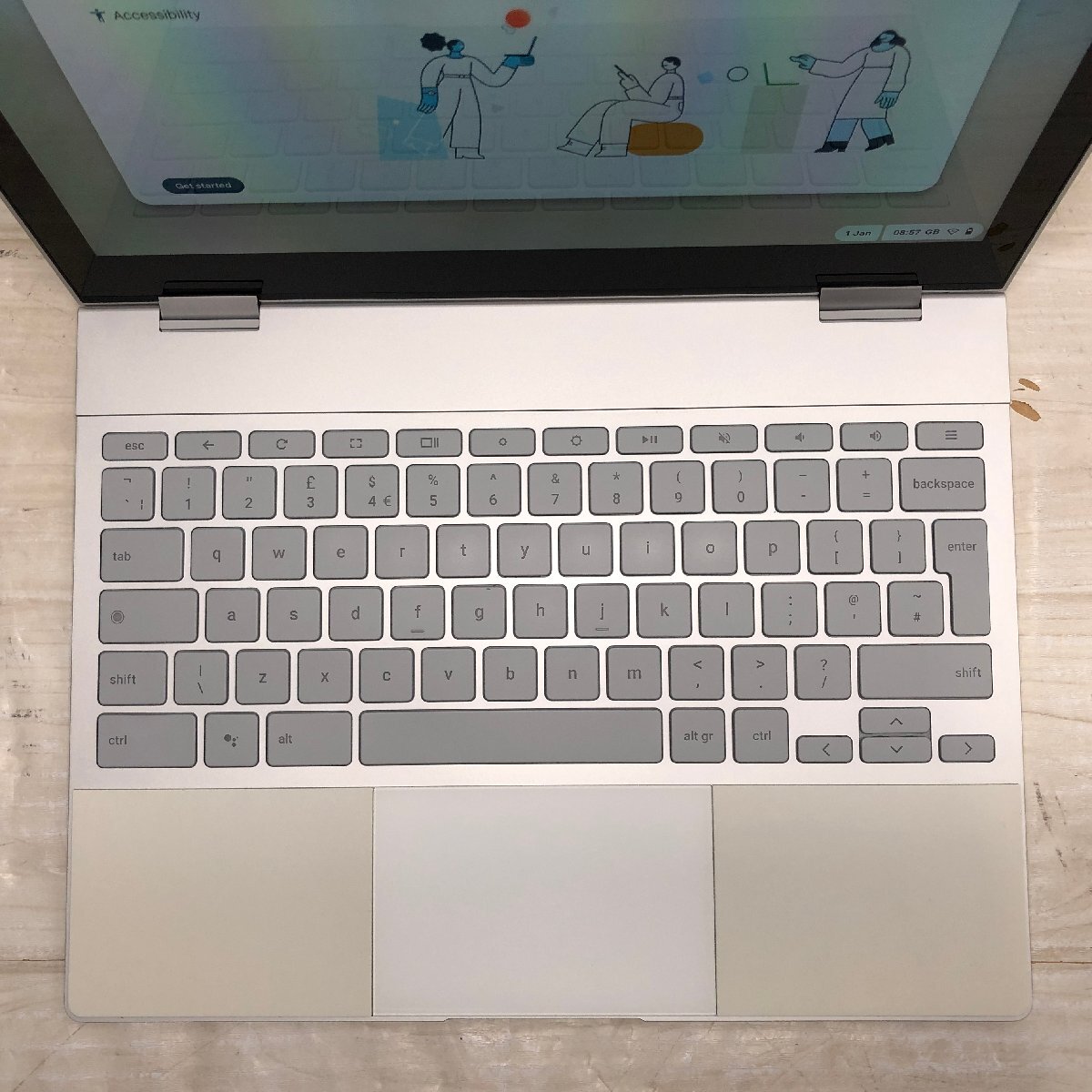 【難あり】 Google Pixelbook C0A Core i7 7Y75 1.30GHz/16GB/512GB(NVMe) 〔A0601〕_画像3