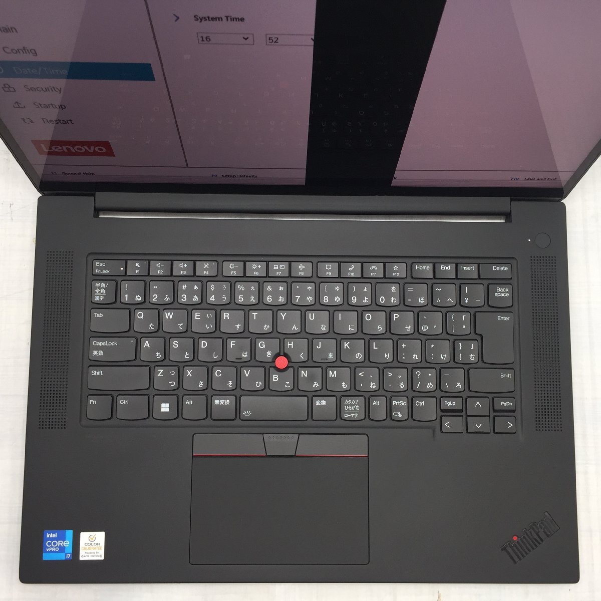 【難あり】 Lenovo ThinkPad P1 20Y4-S1PT1F Core i7 11850H 2.50GHz/32GB/1TB(NVMe) 〔B0816〕_画像3