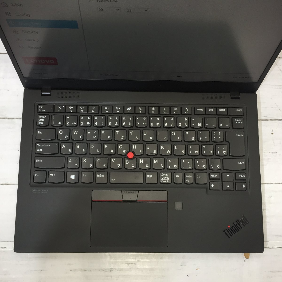 Lenovo ThinkPad X1 Carbon 20QE-S8GP0Q Core i7 8665U 1.90GHz/16GB/なし 〔B0104〕_画像3