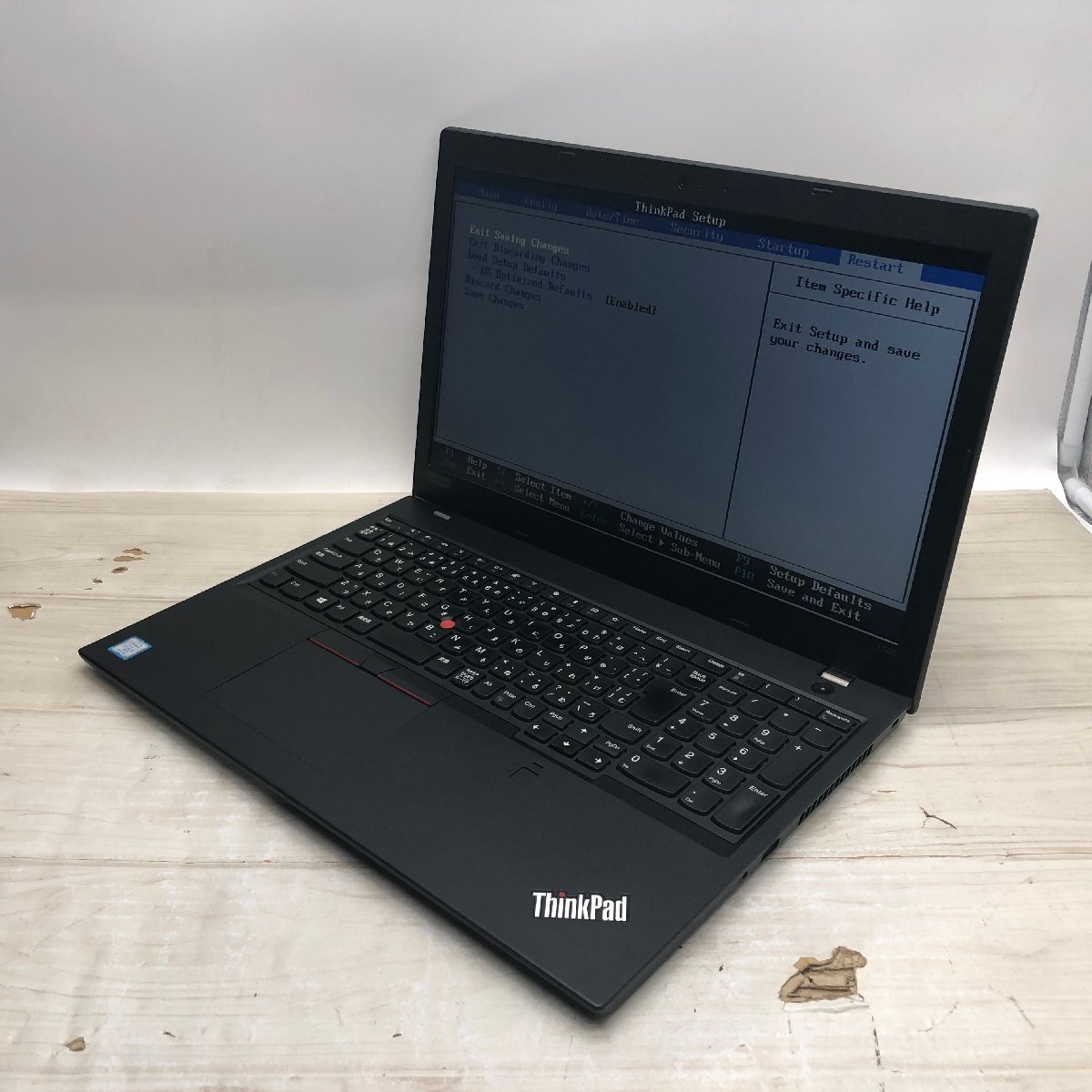 Lenovo ThinkPad L580 20LX-S1YY00 Core i5 8350U 1.70GHz/16GB/256GB(NVMe) 〔A0623〕_画像1