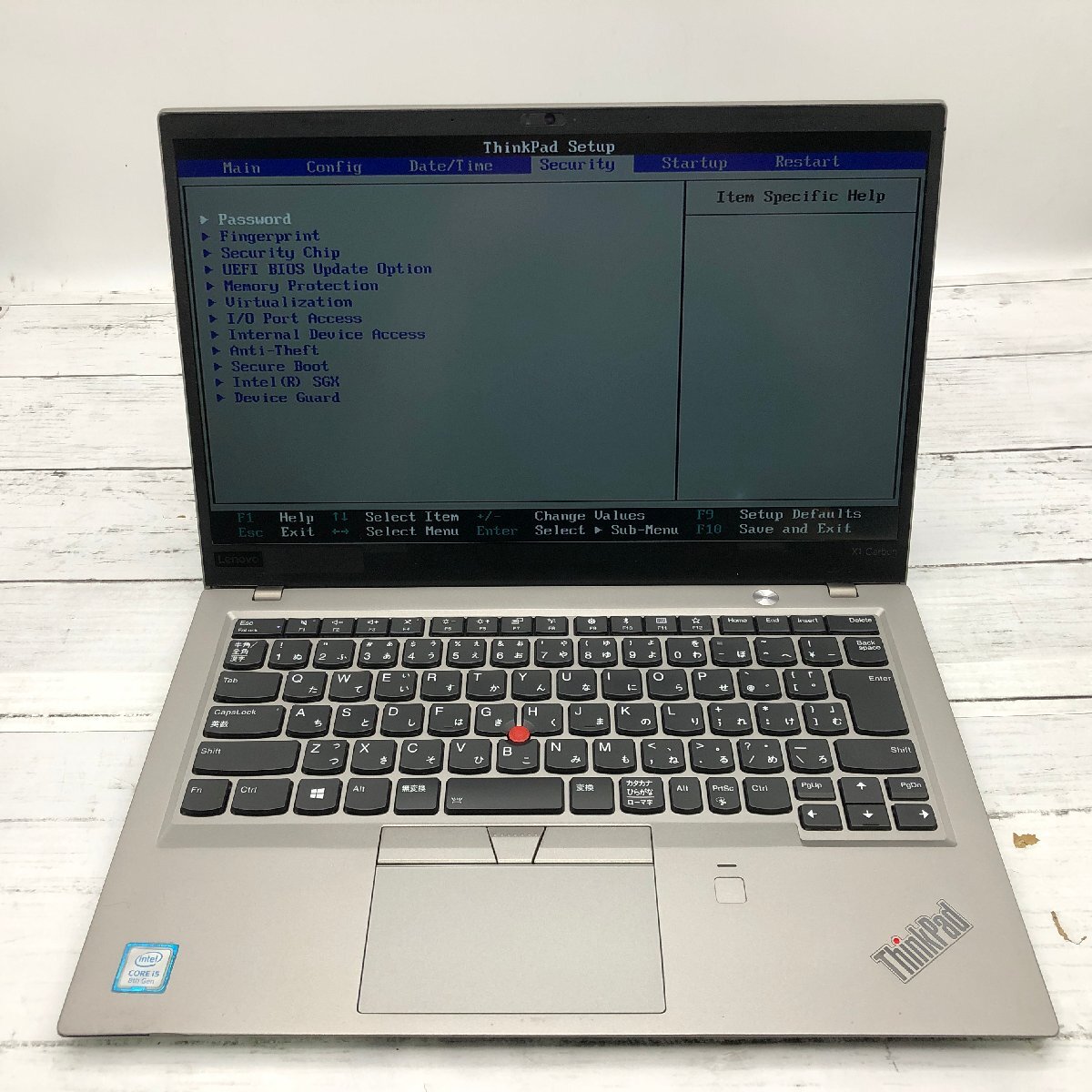 Lenovo ThinkPad X1 Carbon 20KG-S5PC00 Core i5 8250U 1.60GHz/8GB/256GB(SSD) (B0307)