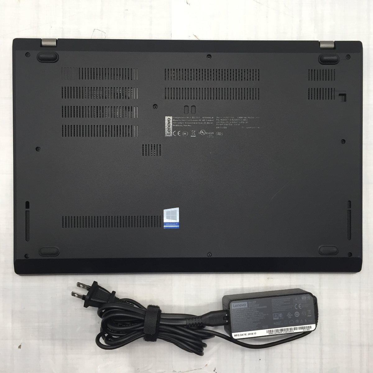 Lenovo ThinkPad L580 20LX-S1YY00 Core i5 8350U 1.70GHz/16GB/256GB(NVMe) 〔B0533〕_画像10