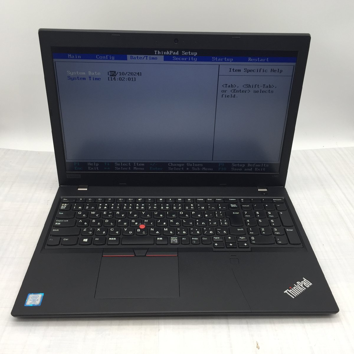 Lenovo ThinkPad L580 20LX-S1YY00 Core i5 8350U 1.70GHz/16GB/256GB(NVMe) 〔B0601〕_画像2