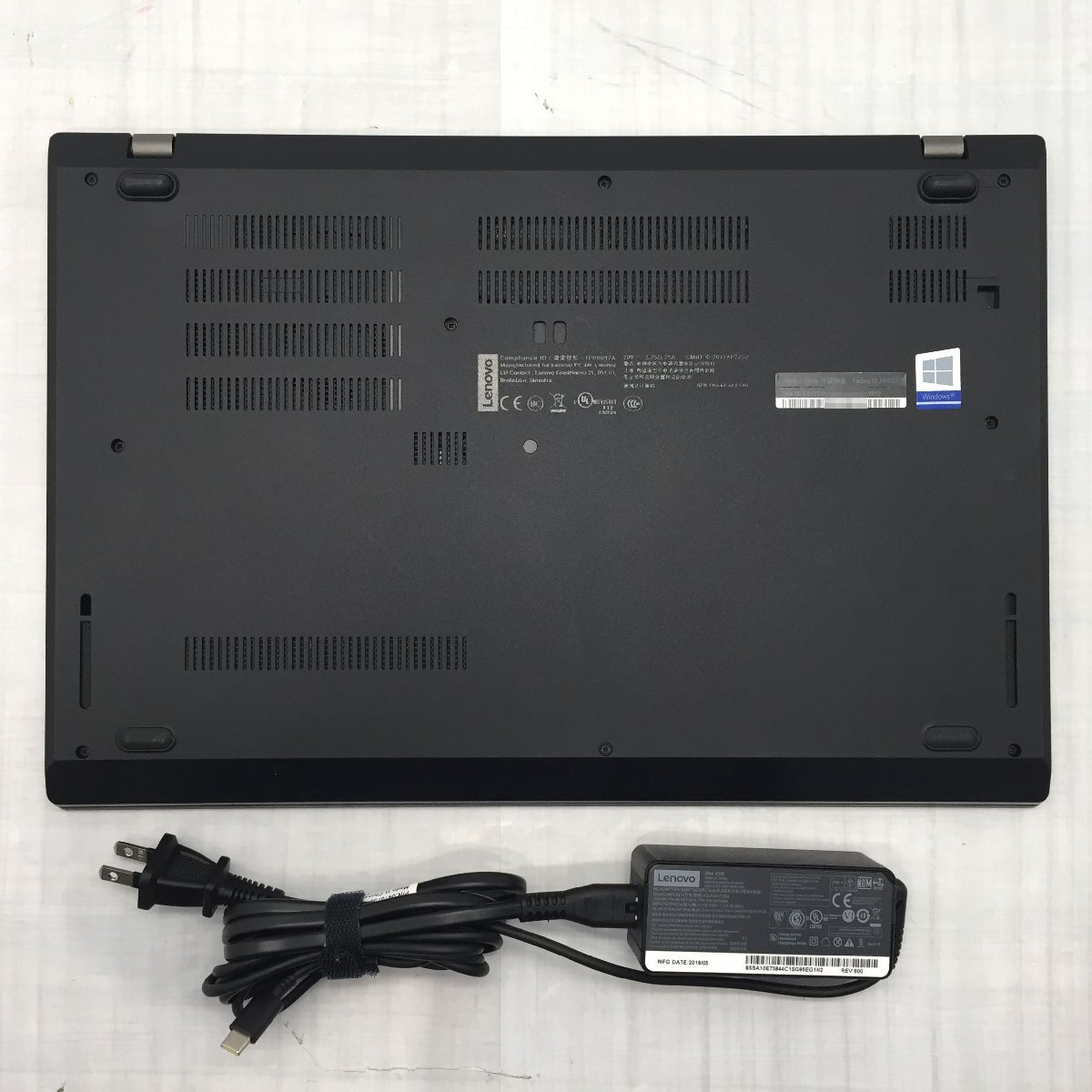 Lenovo ThinkPad L580 20LX-S1YY00 Core i5 8350U 1.70GHz/16GB/256GB(NVMe) 〔B0601〕_画像10