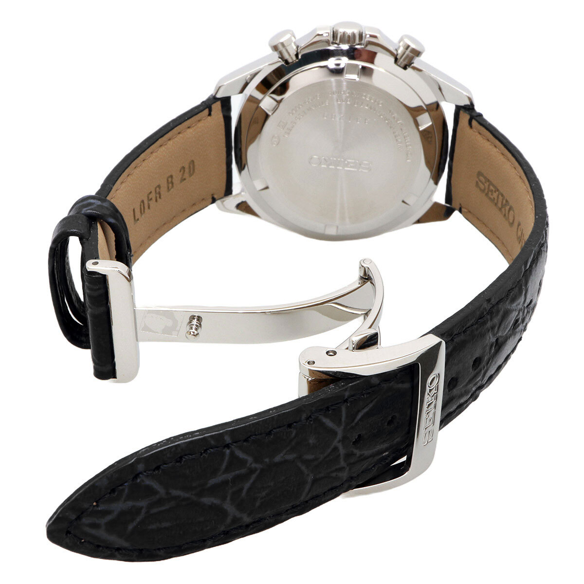 SEIKO Seiko wristwatch men's domestic regular goods Seiko selection quartz 8T chronograph business SBTR021