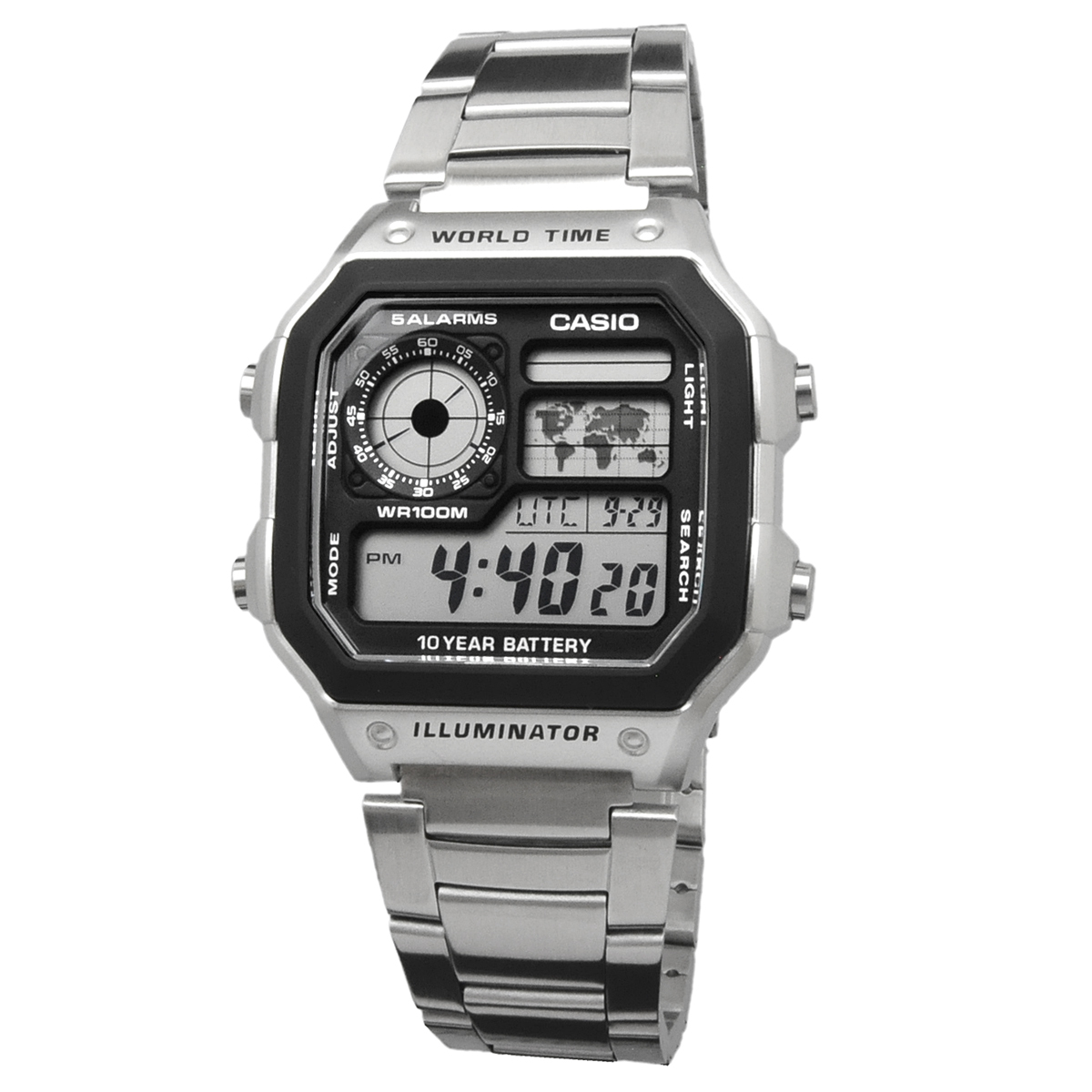 CASIO カシオ 腕時計 メンズ チープカシオ チプカシ 海外モデル デジタル AE-1200WHD-1AVの画像2