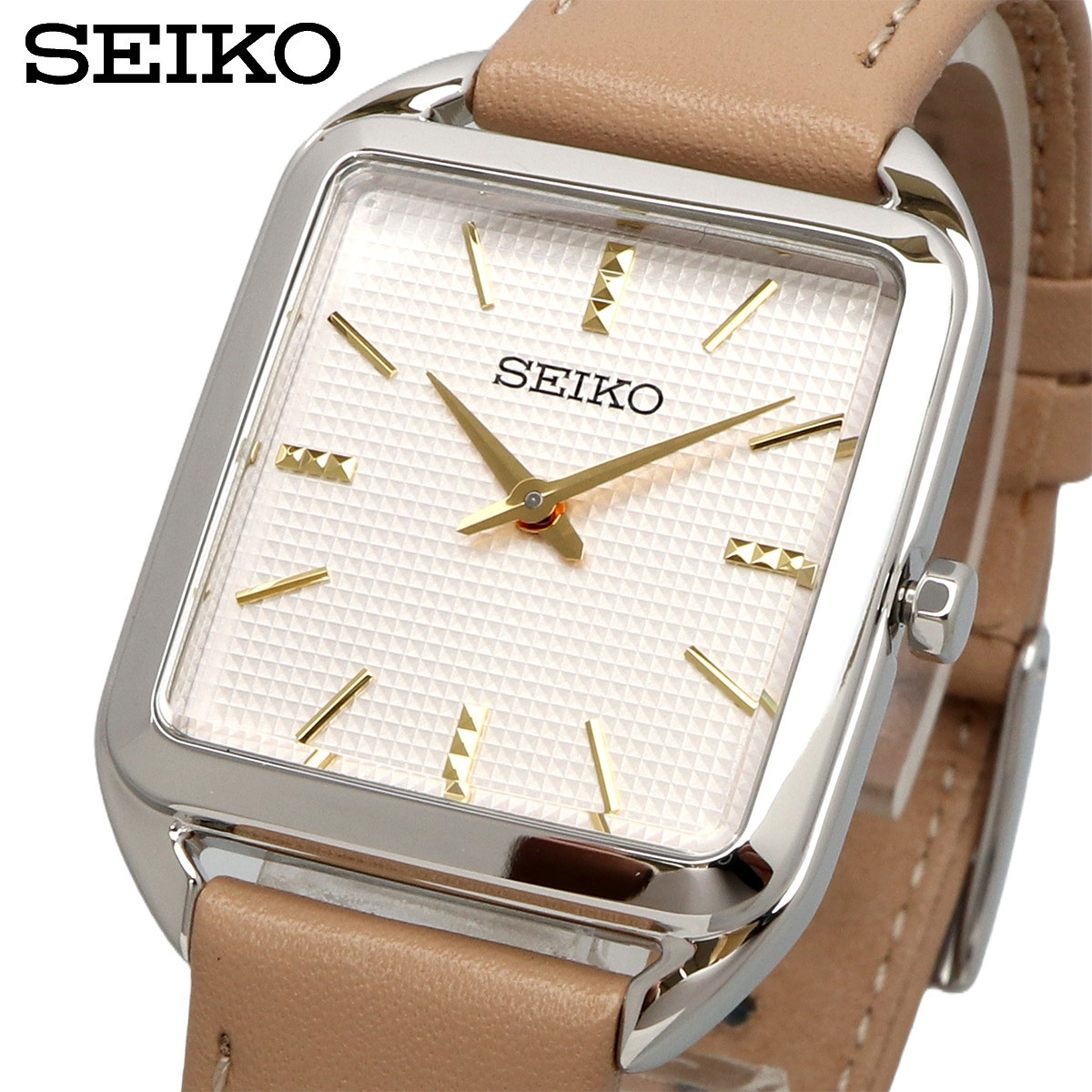 SEIKO セイコー 腕時計 レディース 海外モデル クォーツ シンプル ビジネス カジュアル SWR089P1_画像1