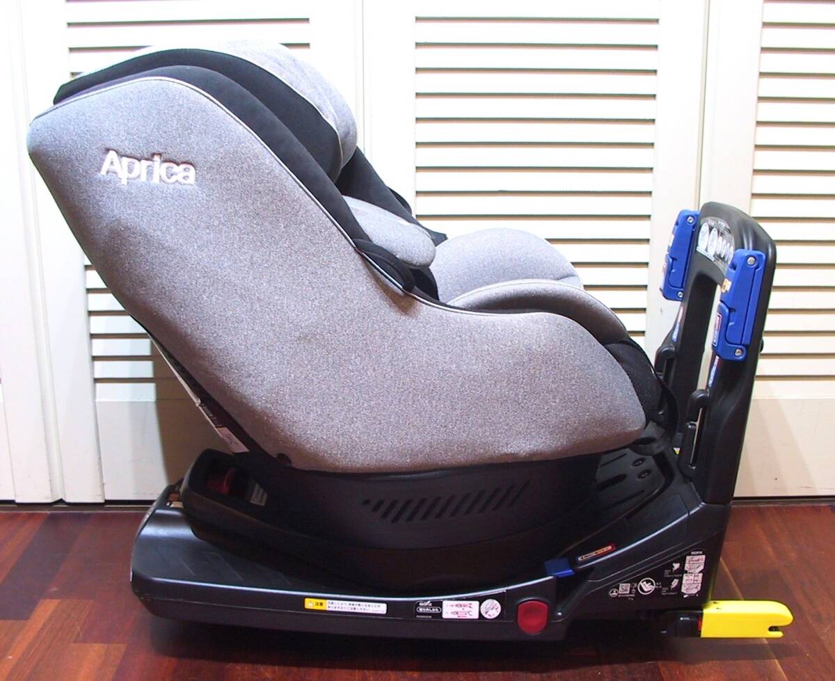 Aprica Aprica kru сирень свет ISOFIX соответствует детское кресло новорожденный OK чистка settled прекрасный товар 360 раз вращение наклонный OK салон для некурящих использование светло-серый прекрасный товар 