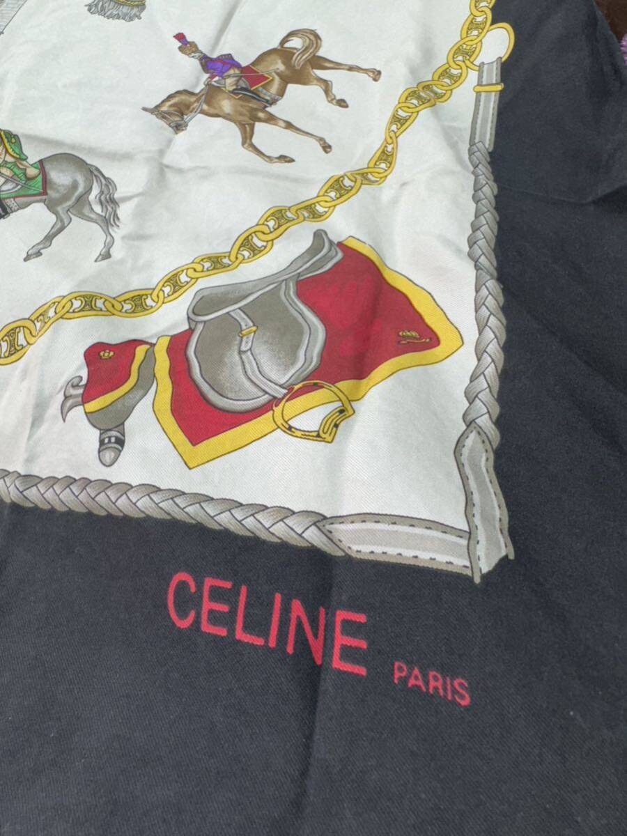 CELINE Christian Dior ハンカチ スカーフ セリーヌ ディオールの画像5
