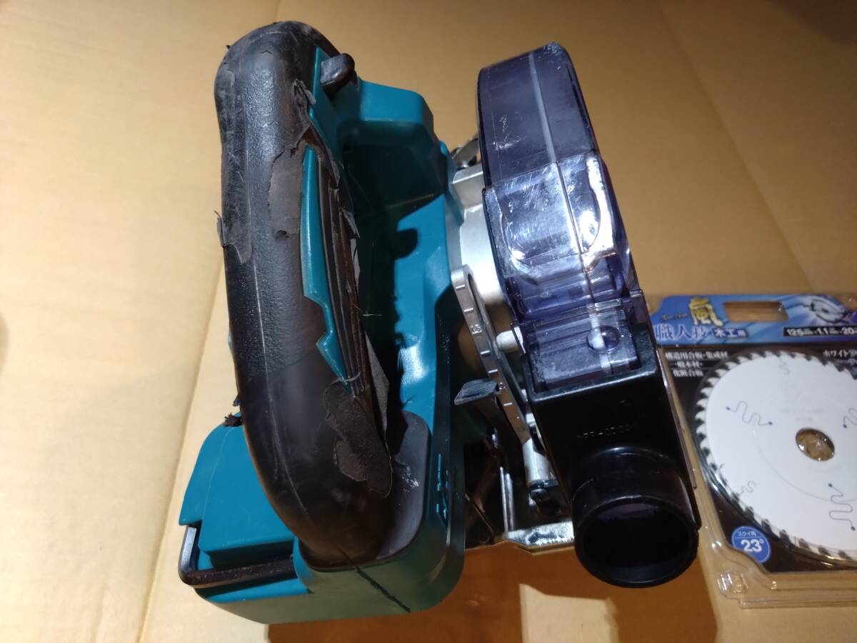 makita マキタ 18V 125mm 充電式防じんマルノコ KS513D 新品刃付 丸ノコ 2019年製 12481_画像6