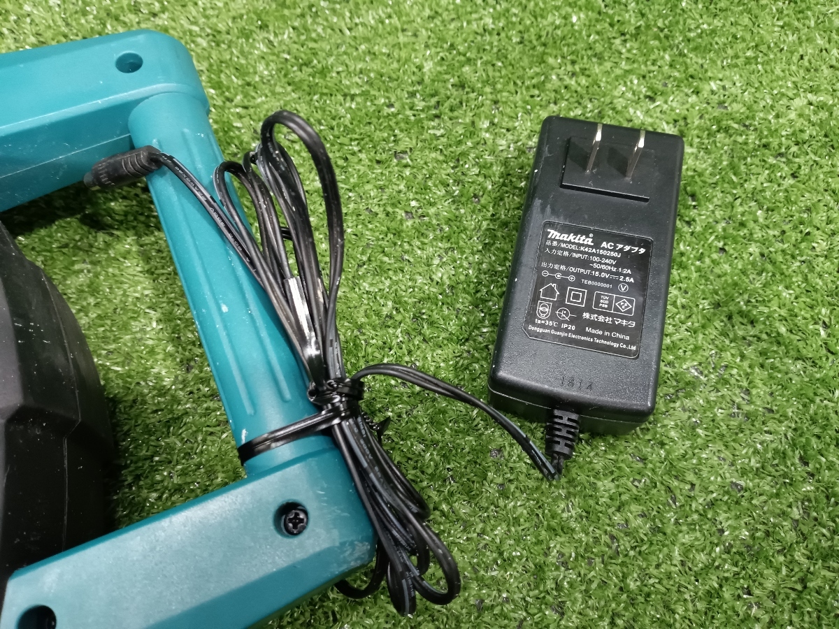 中古 makita マキタ 14.4V 18V 充電式ファン 扇風機 CF201DZ 本体 + ACアダプター_画像9