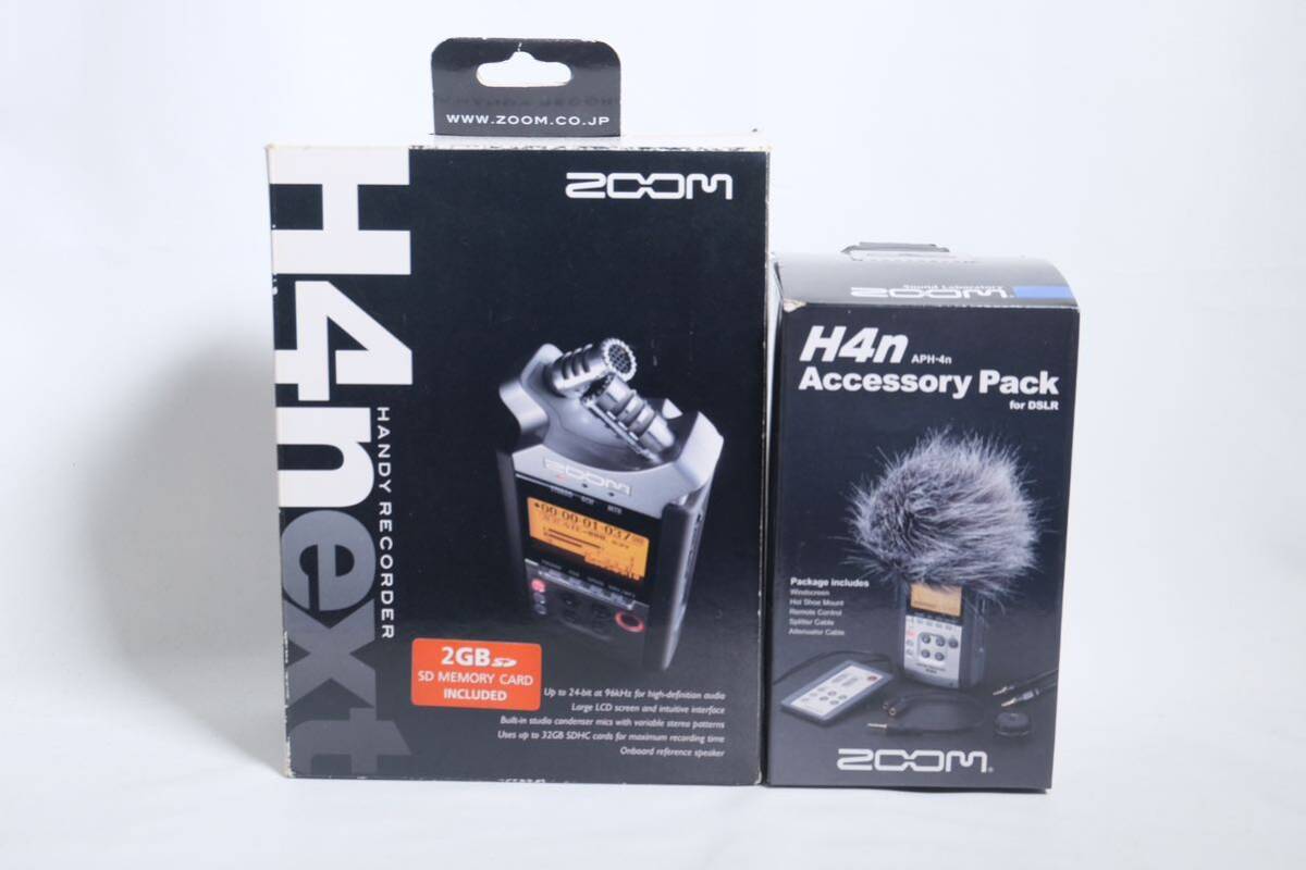 ZOOM H4n zoom linear PCM портативный магнитофон аксессуары имеется 