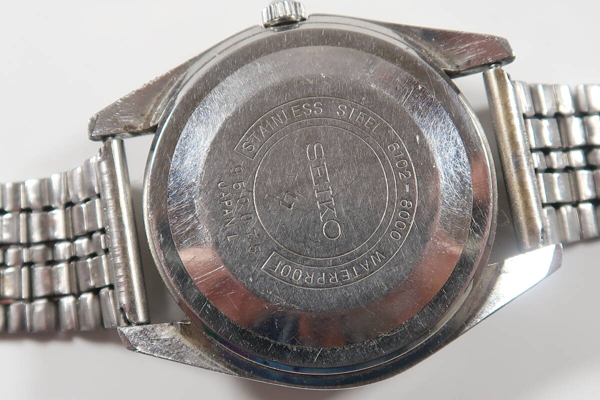 1円～ SEIKOセイコー スカイライナー 21石 6102-8000 手巻き メンズ腕時計の画像7