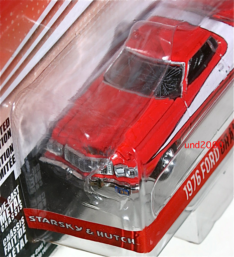 Greenlight 刑事スタスキー&ハッチ 1/64 衝突 フォード グラン トリノ 事故車 Starsky & Hutch Ford Gran Torino 赤い稲妻 グリーンライト_画像6