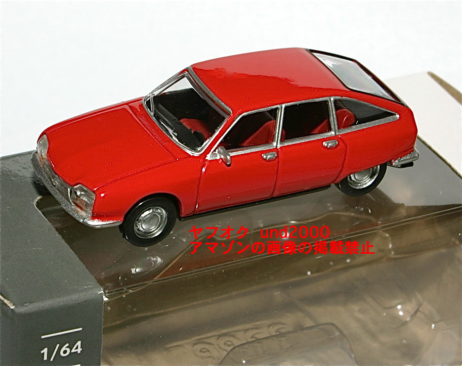 ノレブ 1/64 1970 シトロエン GS Citroen レッド トミカ サイズ 3インチ Norev 赤_画像2