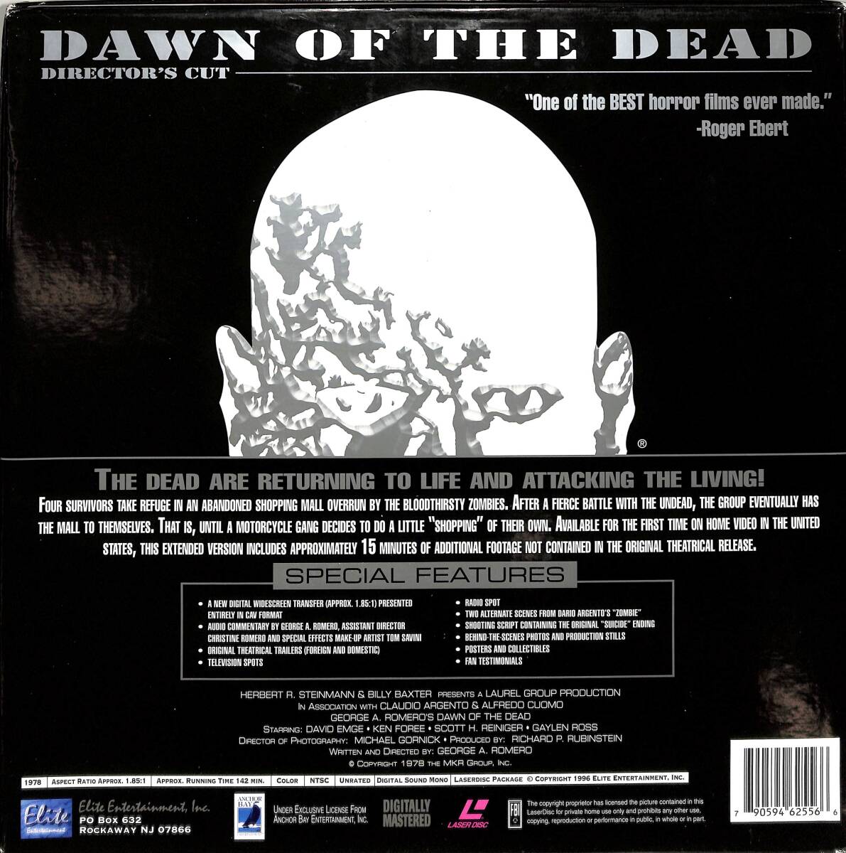 B00183341/【ホラー】●LD3枚組ボックス/「Dawn Of The Dead」_画像2