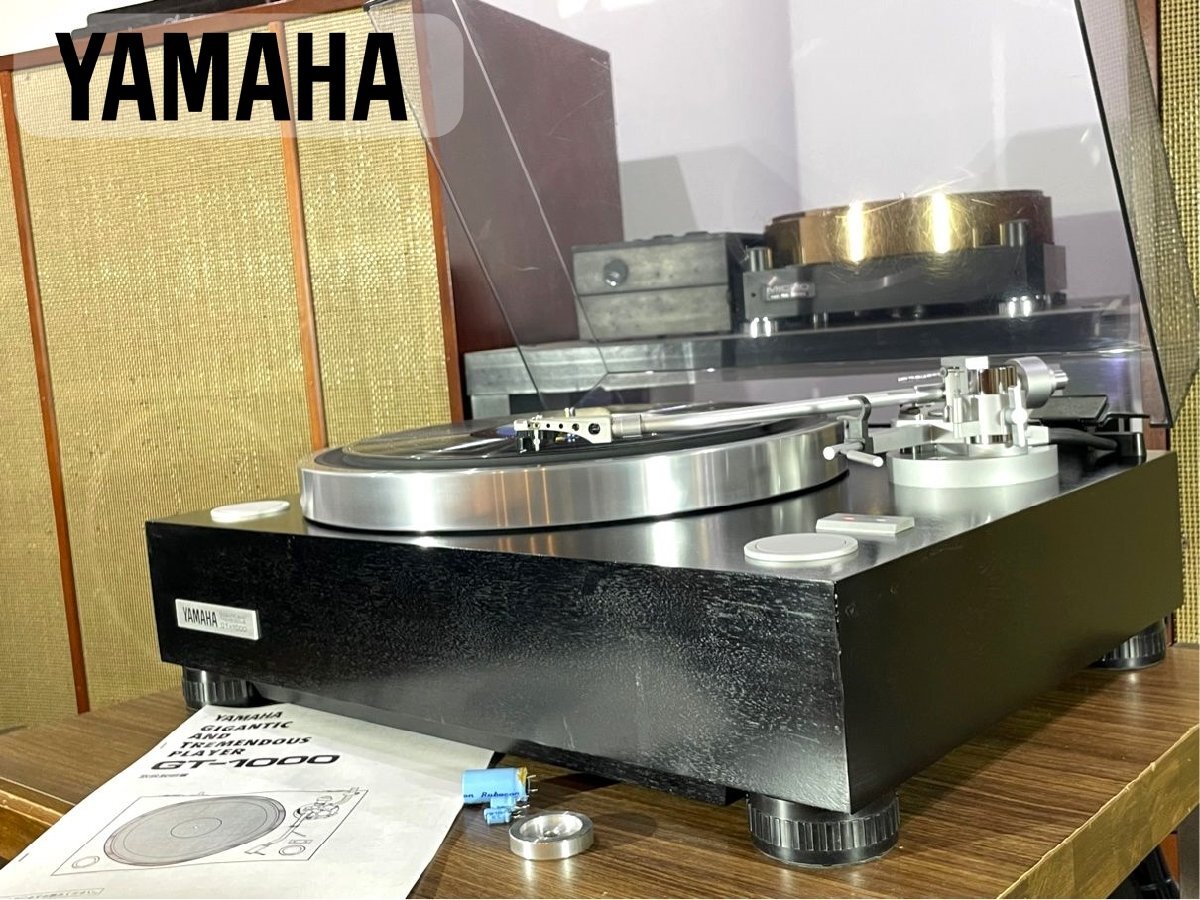 レコードプレーヤー YAMAHA GT-1000 シェル等付属 当社メンテ/調整済 Audio Station_YAMAHA GT-1000