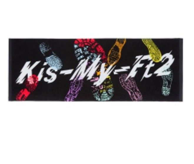 Kis-My-Ft2 【 スポーツタオル 黑 】 Kis-My-Ftに逢える de Show 2022 オフシャルグッズ