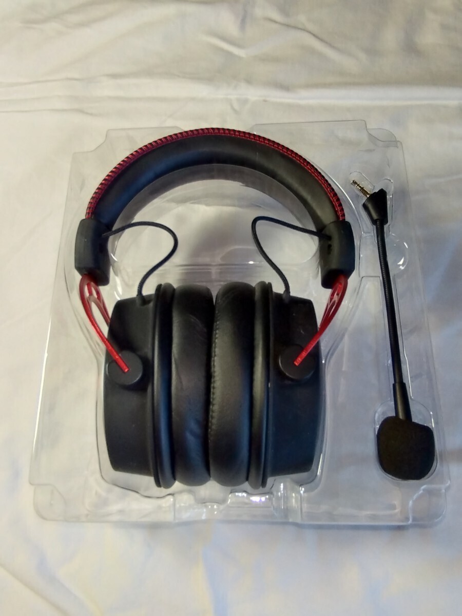 【中古品】HyperX Cloud Alpha　ゲーミングヘッドセット　ヘッドホン　レッド　HX-HSCA-RD/AS　ヘッドホン　ハイパーエックス_画像5