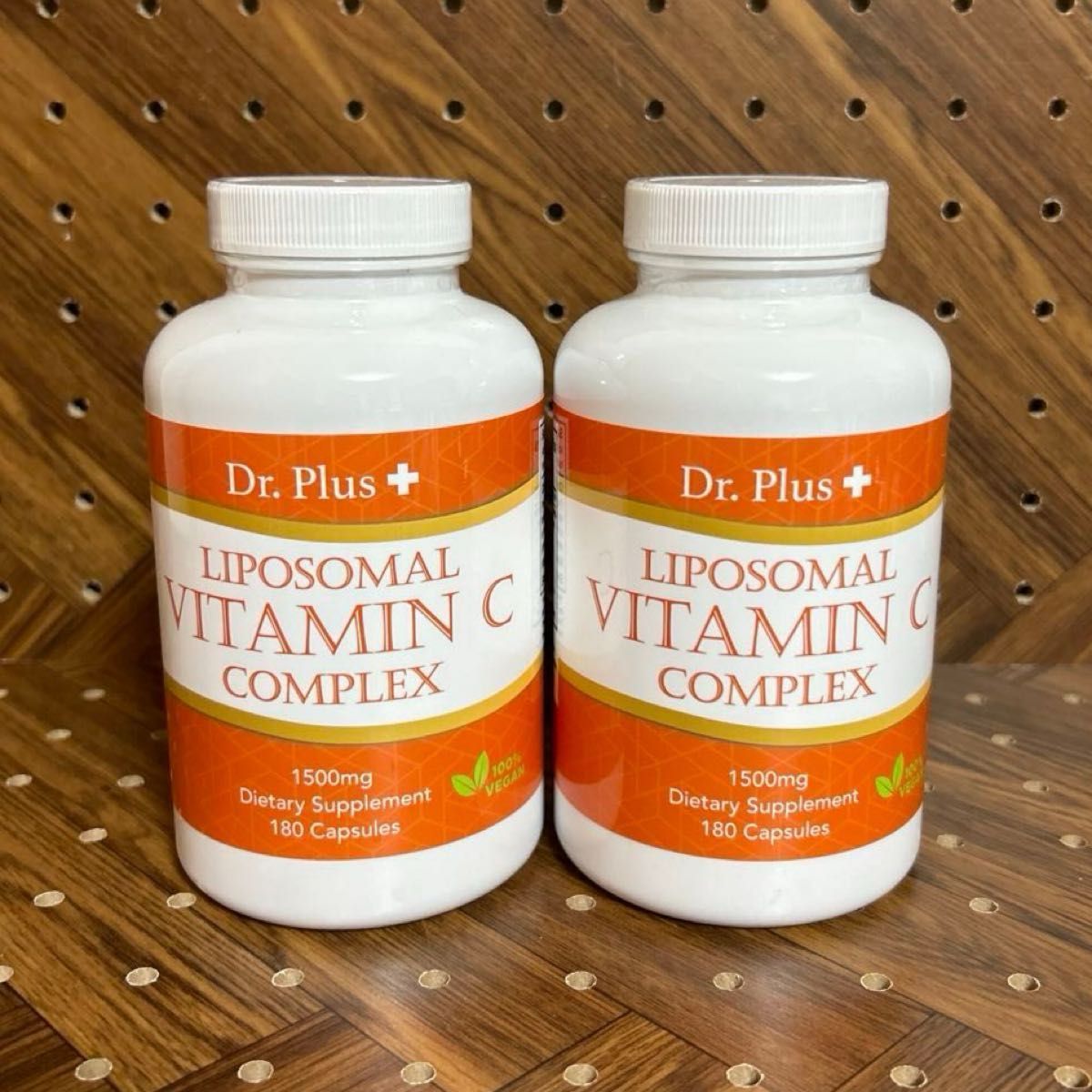 高濃度ビタミンC1410mg 高吸収リポソーム180カプセル [3ヶ月分] Dr Plus Liposomal VitaminC 