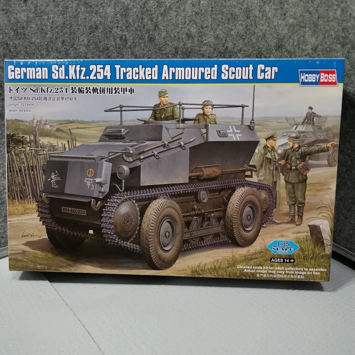 ドイツ Sd.Kfz. 254 装輪装軌併用 装甲車 （1/35ファイティングヴィークル 82491）ホビーボス　配送80サイズ_画像1