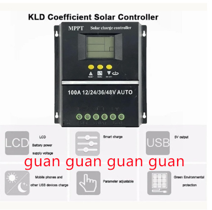 自動的に管理ソーラーチャージコントローラー、効率良いソーラーチャージコントローラー、 MPPT 100A/80A/60A ソーラー充電コントローラ_画像3