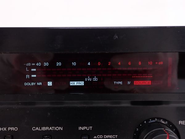 SONY ソニー カセットデッキ TC-K555ESL オーディオ機器 通電のみ確認済み ジャンク品の画像7