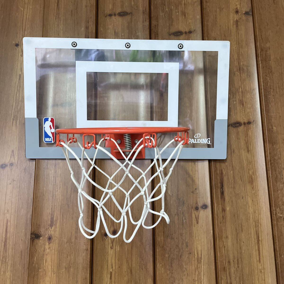 NBA interior Mini basket goal SPALDING toy toy sport ball game net 