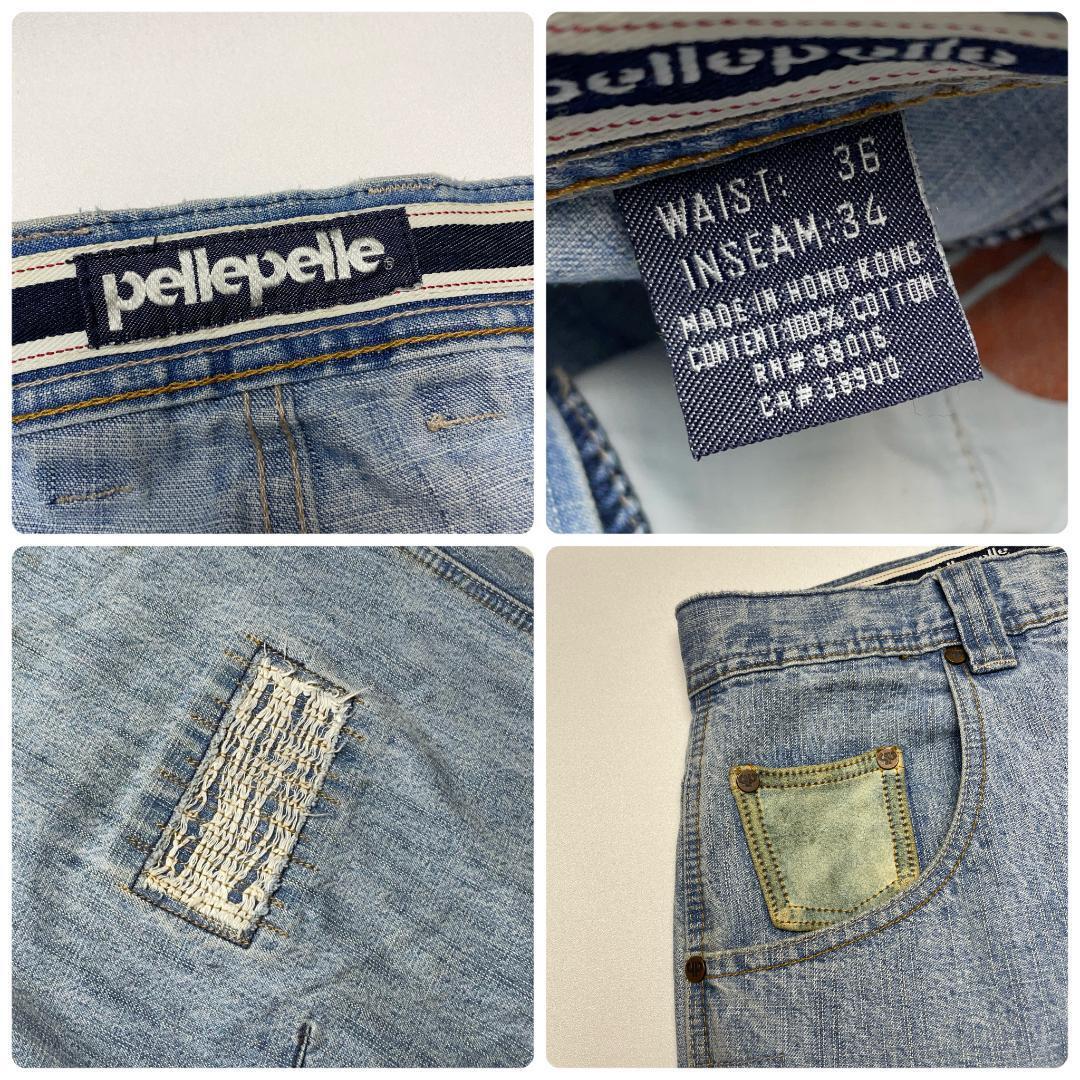 PELLE PELLE ペレペレ バギーデニム バギージーンズ ジーパン G PELLE PELLE ペレペレ バギーデニム バギージーンズ ジーパン G