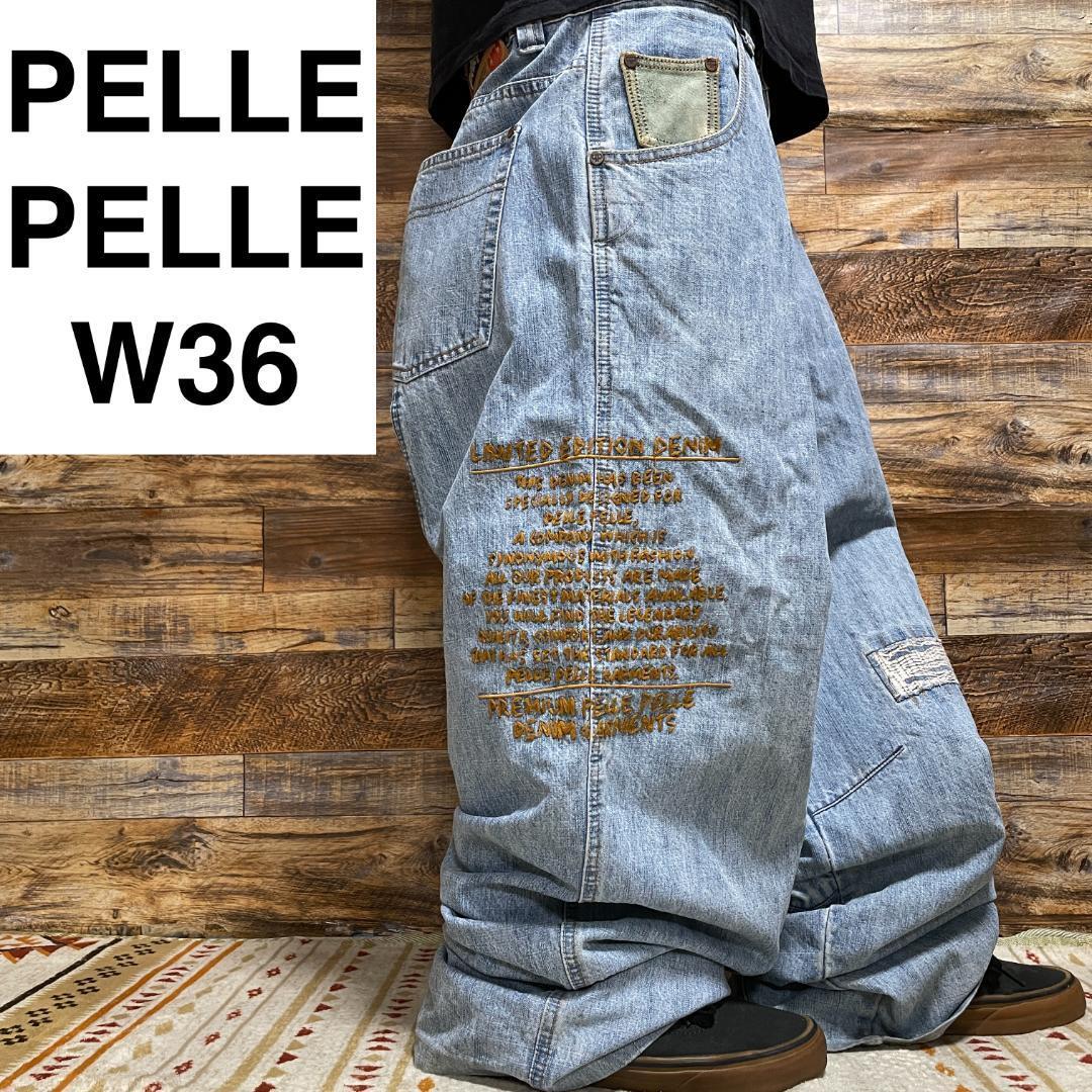 PELLE PELLE ペレペレ バギーデニム バギージーンズ ジーパン G PELLE PELLE ペレペレ バギーデニム バギージーンズ ジーパン G