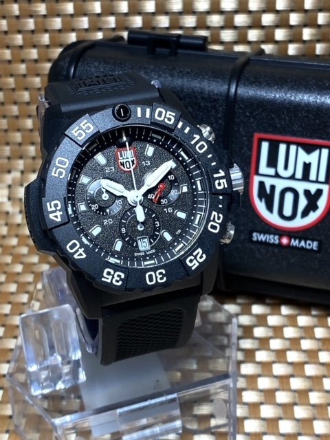  new goods LUMINOX Luminox wristwatch regular goods navy seal z3580 series quarts 20 atmospheric pressure waterproof chronograph calendar present 