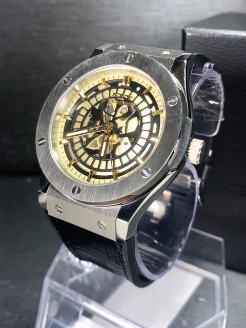 新品 腕時計 正規品 TECHNOS テクノス クオーツ アナログ腕時計 5気圧防水 ウレタンバンド シンプル ビジネス 3針 メンズ プレゼントの画像4