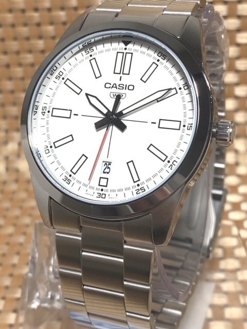 新品 CASIO カシオ 正規品 腕時計 チープカシオ チプカシ CASIO STANDARD カシオスタンダード クオーツ 防水 ステンレス アナログ ホワイト_画像2