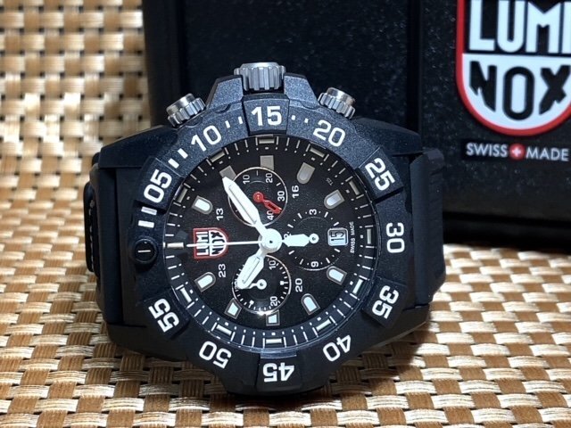  new goods LUMINOX Luminox wristwatch regular goods navy seal z3580 series quarts 20 atmospheric pressure waterproof chronograph calendar present 