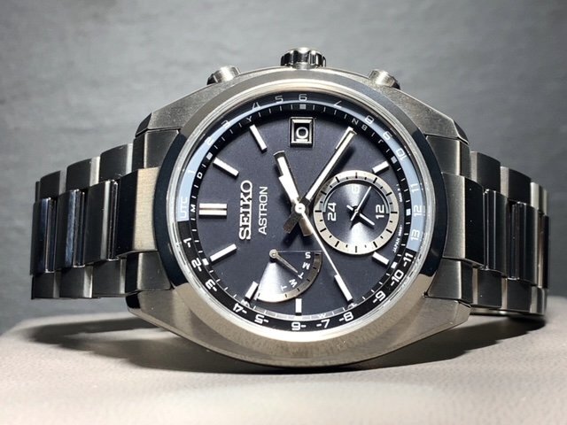  внутренний стандартный товар новый товар SEIKO Seiko ASTRON Astro n наручные часы titanium солнечные радиоволны World Time аналог календарь мужской SBXY015