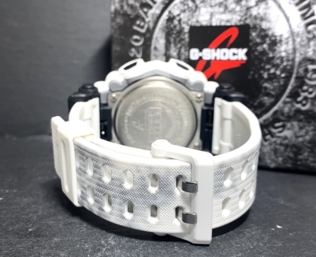 新品 CASIO カシオ 正規品 G-SHOCK ジーショック Gショック 腕時計 アナデジ 多機能 スノー カモフラージュ ホワイト グレー プレゼント_画像7