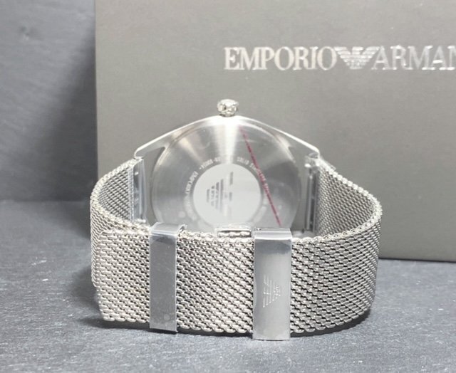  новый товар EMPORIO ARMANI Emporio Armani MATTEO стандартный товар наручные часы аналог кварц водонепроницаемый календарь нержавеющая сталь изменение ремень есть подарок 